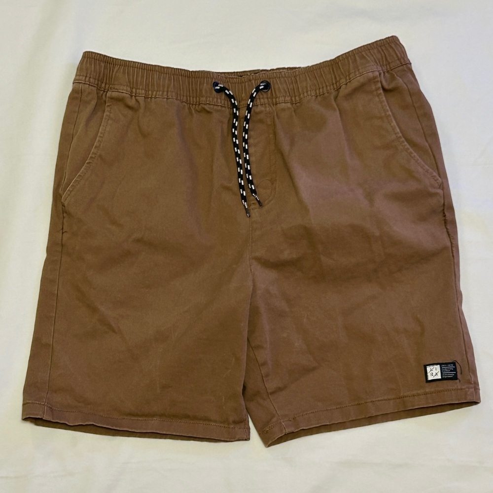 KIRA CRTV/SCTY Brown Drawstring Waist Urban Casual Shorts Men’s Size Large
